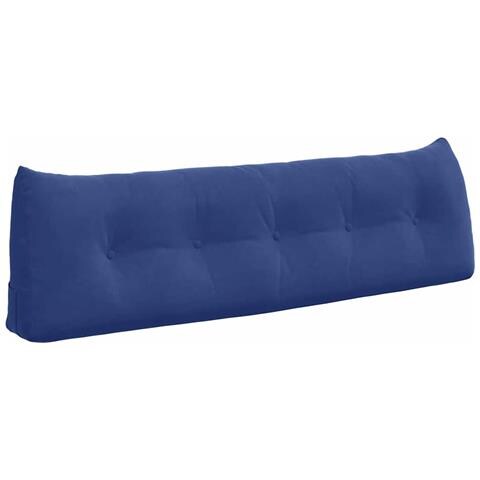 Cuscino per Schiena Blu Polizia 160 x 24 x 50 cm Velluto - Foto 1