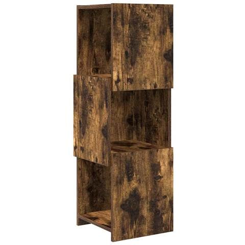 Mobile angolare Bianco 30,5x30x95cm Legno multistrato - Foto 1