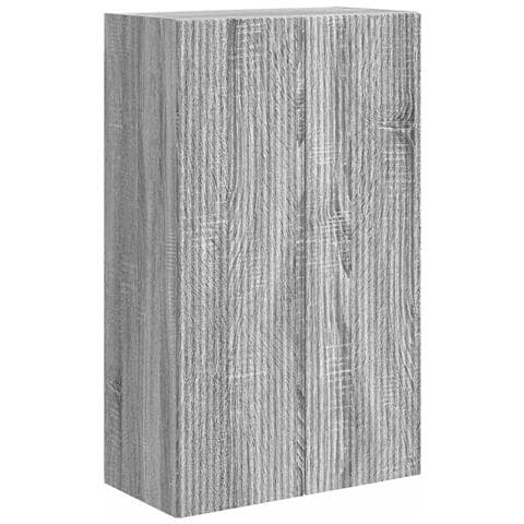 Mobile TV da parete Grigio Sonoma 59,5 x 31 x 100 cm - Foto 1