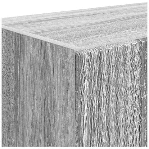 Mobile TV da parete Grigio Sonoma 59,5 x 31 x 100 cm - Foto 9