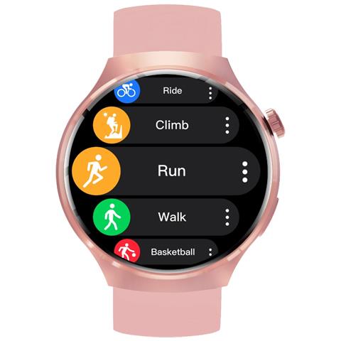 Smartwatch Con Chiamata Bluetooth, Monitoraggio Frequenza Cardiaca E Sonno, Compatibile Con Huawei, Samsung, Apple, Garmin Pink - Foto 2