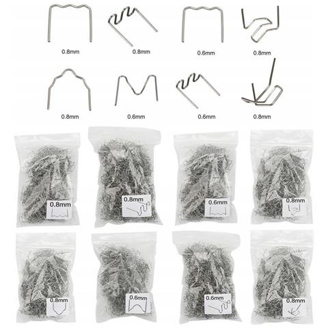 Zszywki Per Plastica Piccola Onda 0,8mm 100pz - Alta Qualità, Durata, Precisione | Per Montaggio E Riparazioni In Motori E Artigianato - Foto 7