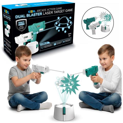 Gioco arcade per bambini pistole laser proiettore UFO suono - Foto 4