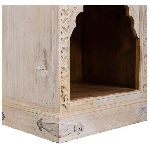 Scaffale In Legno Bianco 50x38x180h - Foto 8