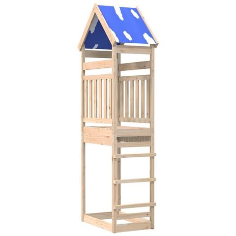 Torre da Gioco Marrone 52,5 x 85 x 265 cm Pino massello - Foto 1