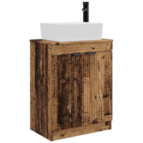 Mobile da bagno con lavabo Legno antico 54 x 35 x 83 cm - Foto 1