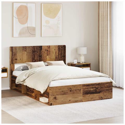 Testiera Letto Legno antico PB - Foto 2