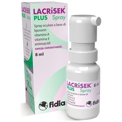 Lacrisek Plus Spray Senza Conservanti Soluzione Oftalmica 8 ml - Foto 1