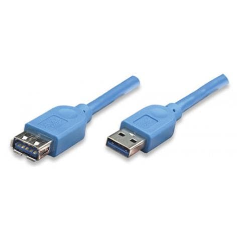 ICOC U3-AA-005-EX - Cavo Prolunga USB 3.0 A maschio / A femmina 0,5 m blu - Foto 2