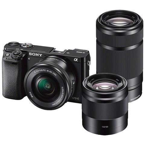 Alpha 6000 Noir + 16-50 + 55-210 + 50mm Garanti 3 Ans + Sd 4 Go + Sac - Foto 1