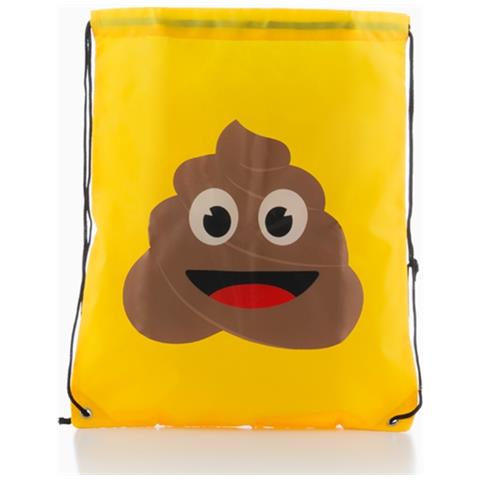 Zaino A Sacca Con Corde Emoticon Poo - Foto 2