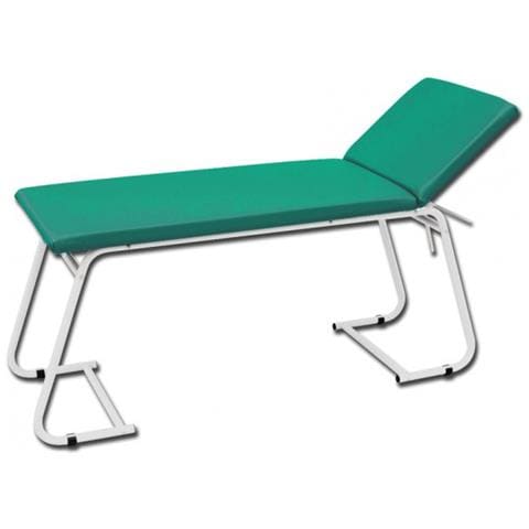 LETTINO VISITA MEDICA - metallo verniciato bianco - verde - Foto 1