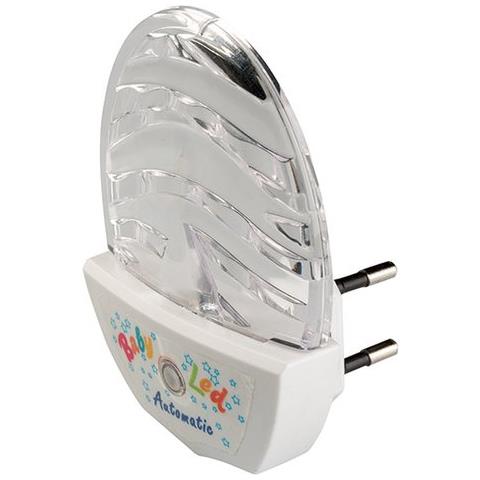 Punto Luce Notturno Automatico Led Azzurro Con Spina 10a 2p - Foto 1