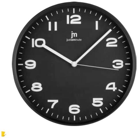 Justaminute 00875N orologio da parete Orologio da parete in quarzo Cerchio Nero - Foto 1