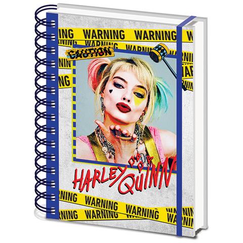 Birds Of Prey - Taccuino A5 Con Rilegatura A Spirale (harley Quinn Warning)  - Foto 5