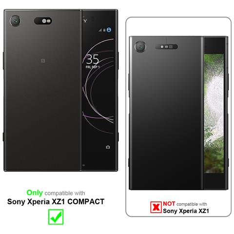 Cadorabo Catena Di Telefoni Cellulari Compatibile Con Sony Xperia Xz1 Compact In Verde Armata - Coperchio Protettivo In Silicone Con Anelli D'oro, Cinturino In Corda E Custodia Staccabile - Foto 11
