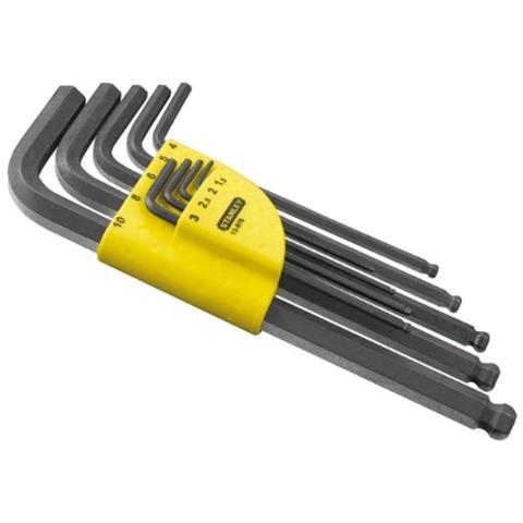 113976 Chiavi Esagonali Piegate, Sferiche, Set Di 9 Pz - Foto 1