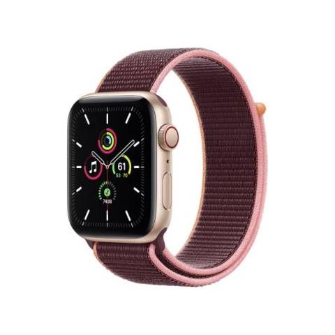 APPLE - Watch SE 44mm Impermeabile 5ATM GPS + Cellular WiFi / Bluetooth con  Cassa in alluminio Oro e Cinturino Loop Sport Prugna - ePRICE