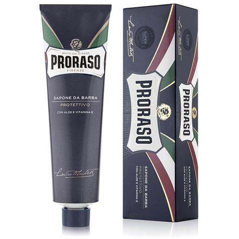 Schiuma Da Barba Blu In Tube 150ml Con Aloe Vera & Vitamina E Made In Italy - Foto 1