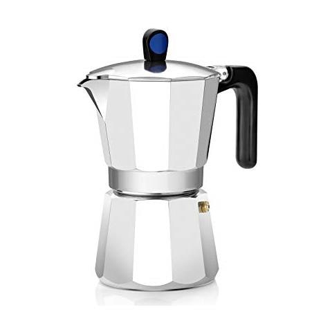 Induction Express - Caffettiera A Induzione, In Alluminio, 9 Tazze, Colore: Argento - Foto 1