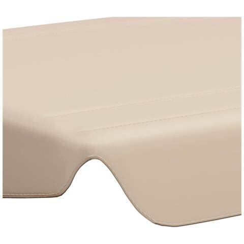 Baldacchino per Dondolo Giardino Beige 150/130x105/70 cm - Foto 7