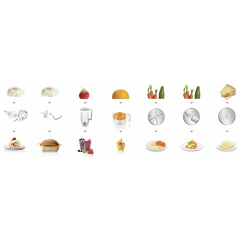 MUM5 CreationLine MUM58243 robot da cucina 1000 W 3,9 L Bianco - Foto 6