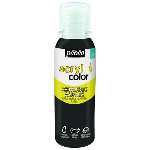 Pittura Acrilica Multisuperfici - Nero - 150 Ml - Foto 1