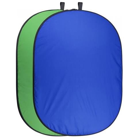 Walimex 20732 Cotone, Metallo Monocromatico Blu, Verde Sfondi Per Foto - Foto 1