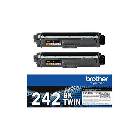 TN-242BKTWIN Cartuccia Toner Originale Nero per HL-3172CDW / HL-3152CDW / HL-3142 CW Capacità 2500 Pagine 2 pezzi - Foto 1