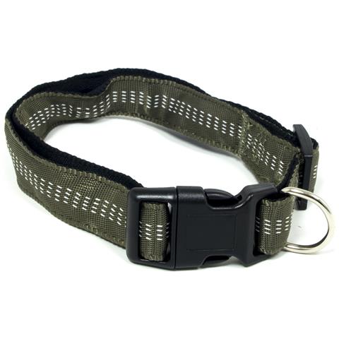 Comodo E Resistente Collare Per Cani Regolabile Modello Color Doggy S Verdone - Foto 1