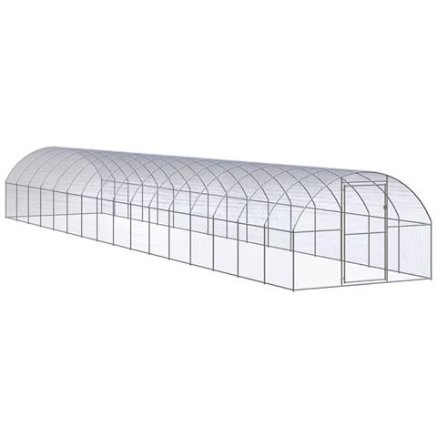 Gabbia Per Polli Da Esterno 3x16x2 M In Acciaio Zincato - Foto 1