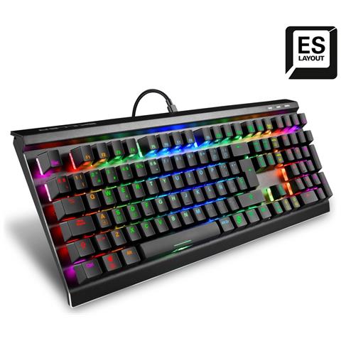 SKILLER SGK60 tastiera Gaming USB QWERTY Spagnolo Nero - Foto 2