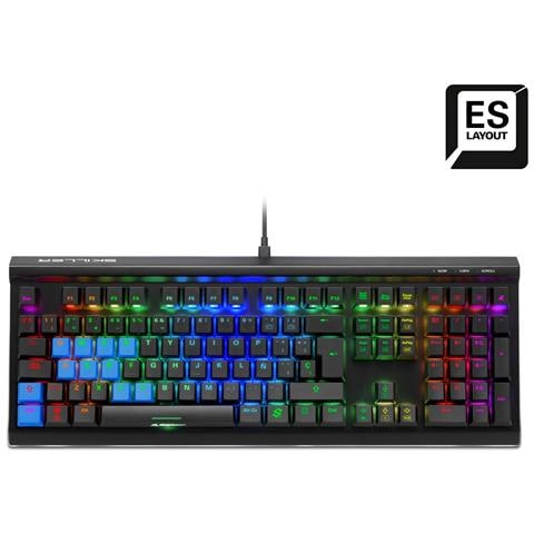SKILLER SGK60 tastiera Gaming USB QWERTY Spagnolo Nero - Foto 5