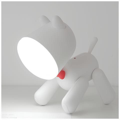 Luce Notturna Per Bambini Modello Dog Art, Bianco - Foto 8