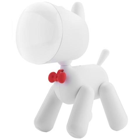 Luce Notturna Per Bambini Modello Dog Art, Bianco - Foto 1