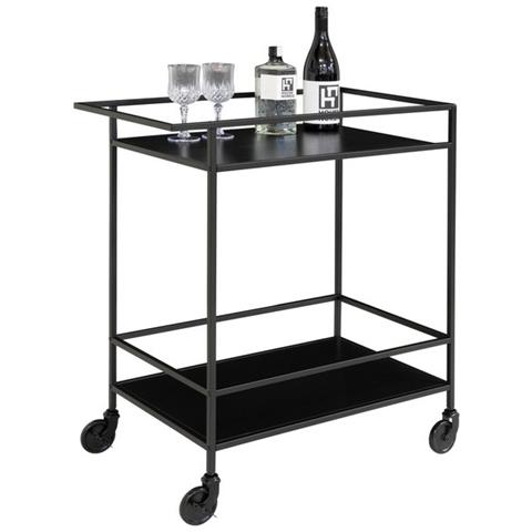 Carrello Vita - Nero - Metallo - 68x40x79 Cm - Foto 1