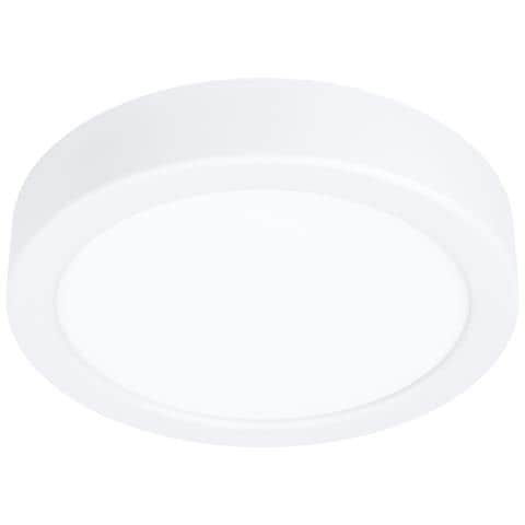 Plafoniera Moderna Fueva 5 In Acciaio Bianco Led Integrato 11w 3000k - Foto 1