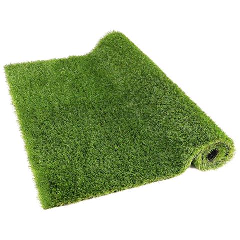 Tappeto Erba Verde Sintetica 22mm Prato Finto A Rotolo Giardino - Rotolo Altezza 2 Mt X 3 Mt (6 Mq) - Foto 1