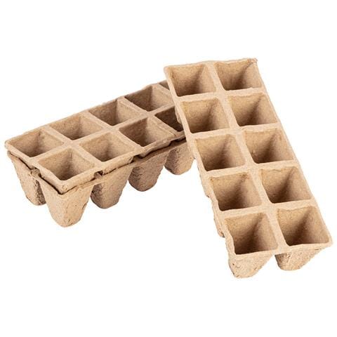 Piccoli Letti Di Torba (2x5 Fori) 22 X 8,5 X 5,5 Cm, 10 Pezzi - Foto 1