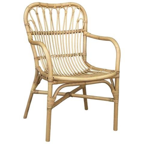 Poltrona Sedia Mandola In Vero Legno Di Bambu - Foto 1