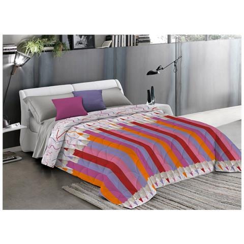 Trapunta Piumone Invernale Linea Pensieri Delicati Disegno Matitoni Singolo Fucsia - Foto 1