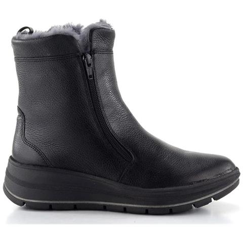 Calais Keil Booties Stivaletti Pelle Scarpe Donna Nero Eu 38, 12-36002-01 - Foto 2