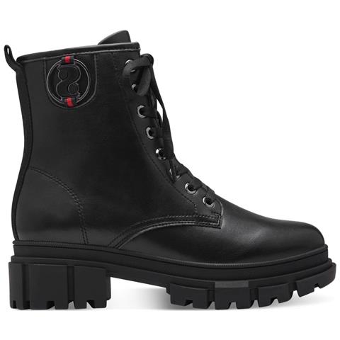 Black Casual Closed Booties Stivaletti Sintetico E Tessile Scarpe Donna Nero Eu 39, 5-25210-43 001 - Foto 2