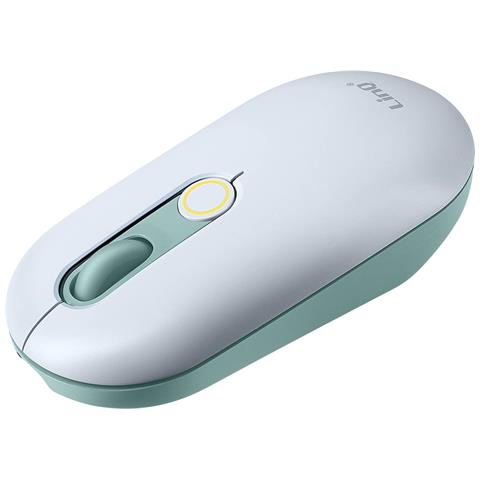 Mouse Wireless Bluetooth + Dongle Usb, Bianco - Foto 1