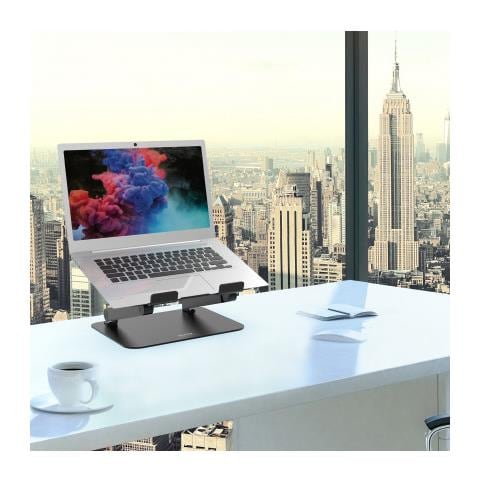 901108 supporto per laptop Supporto per computer portatile Nero 39,6 cm (15.6") - Foto 11