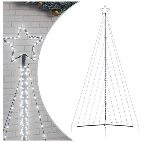 Albero Di Natale A Led 570 Led Bianco Freddo 399 Cm - Foto 2