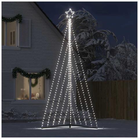 Albero Di Natale A Led 570 Led Bianco Freddo 399 Cm - Foto 3
