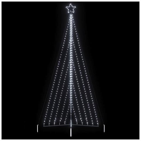 Albero Di Natale A Led 570 Led Bianco Freddo 399 Cm - Foto 1