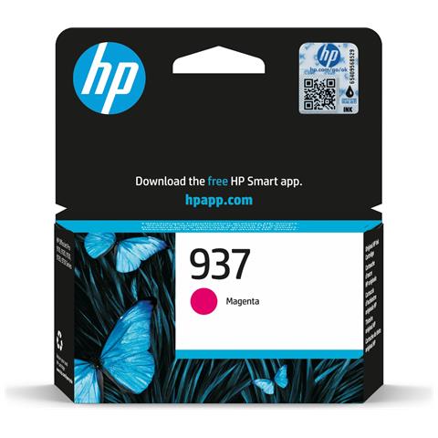 Hp 937 Magenta Original Ink Cartridge (4s6w3ne#301) - Foto 1