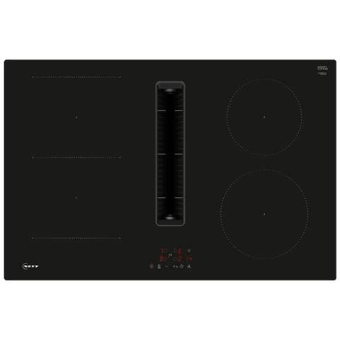 Piano Cottura V58NBS1L0 a Induzione 4 Zone Cottura da 80 cm Cappa Aspirante Colore Nero - Foto 2